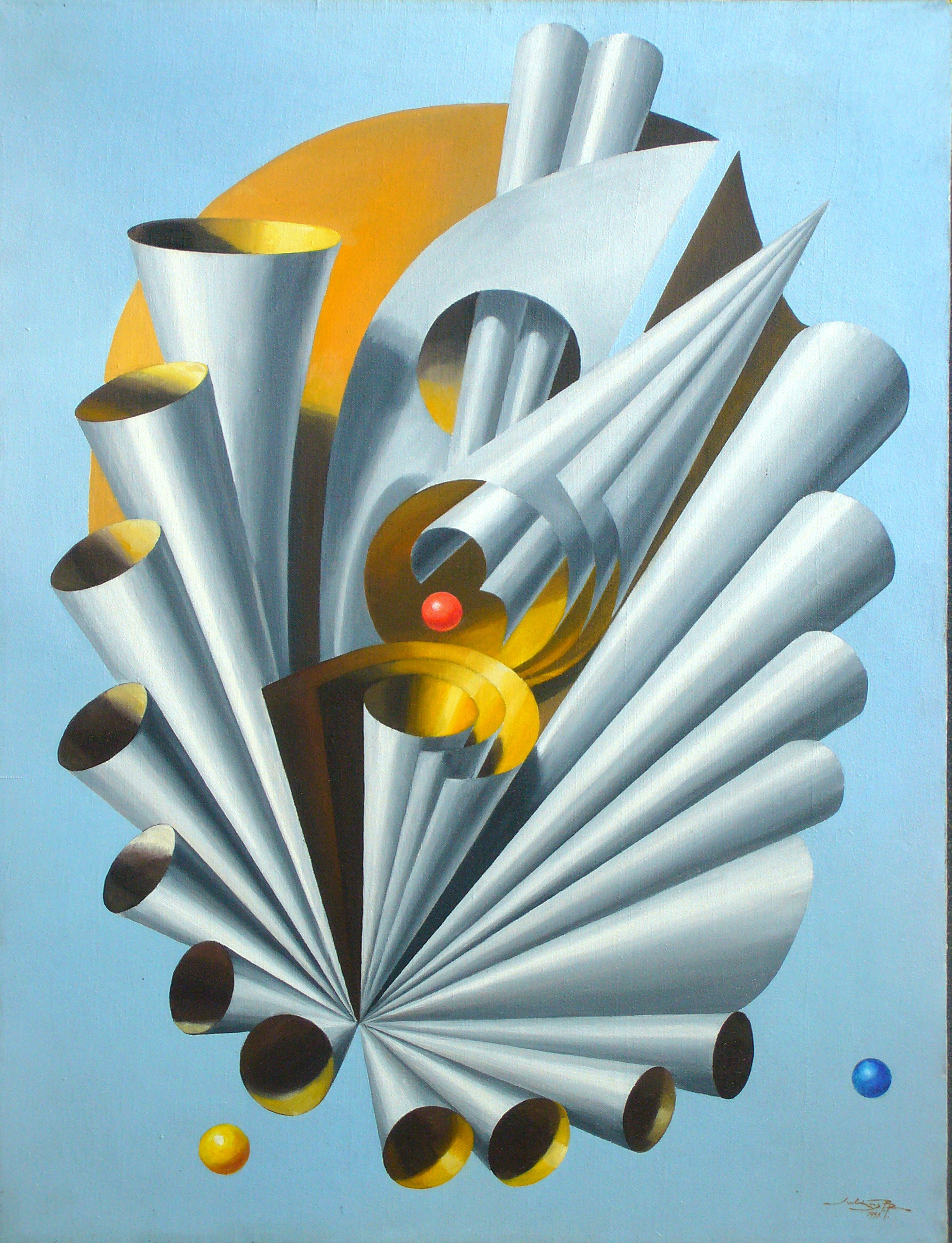 Malerei / Abstrackt & Geometrisch / Trompeten