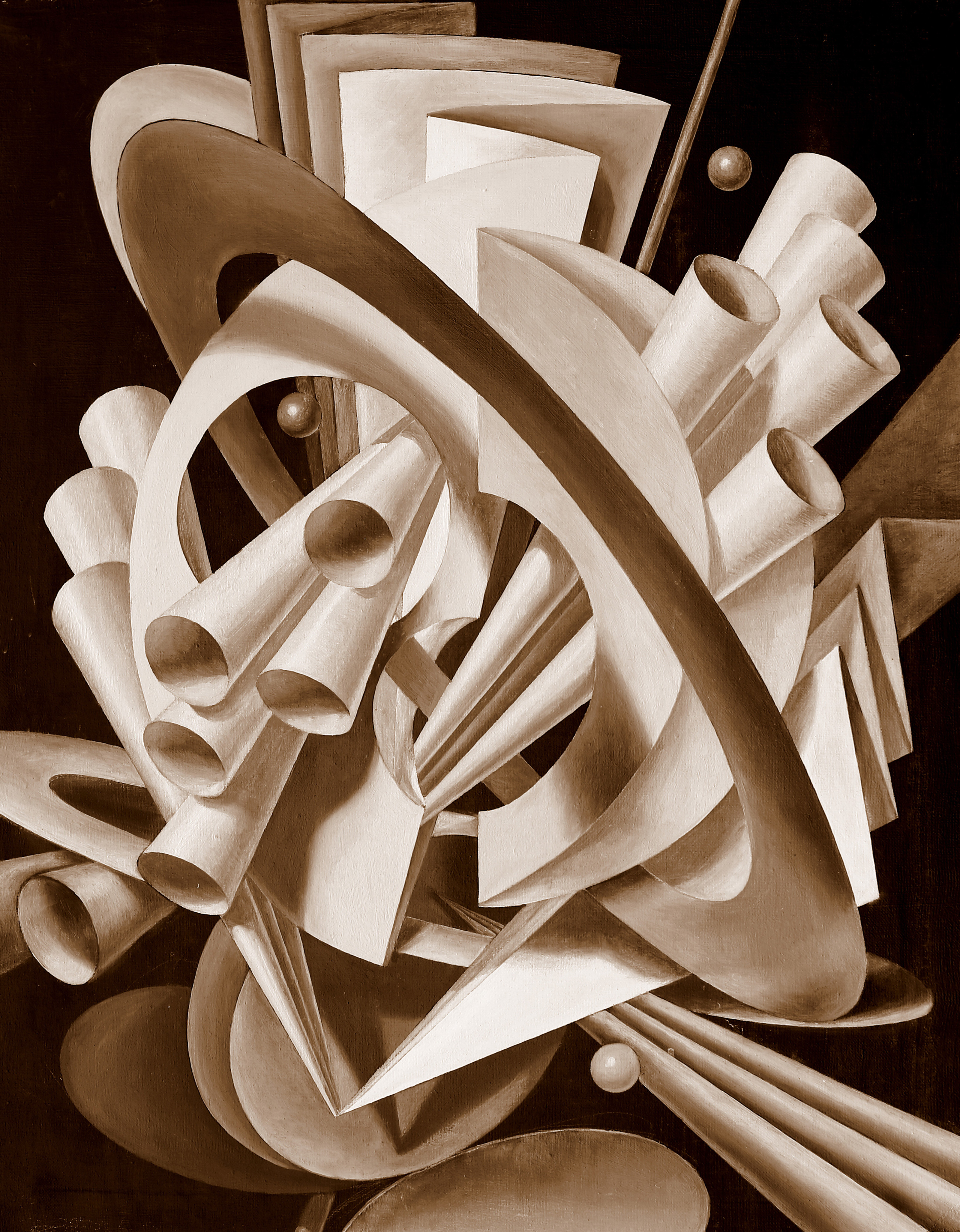 Malerei / Abstrackt & Geometrisch / Trompeten