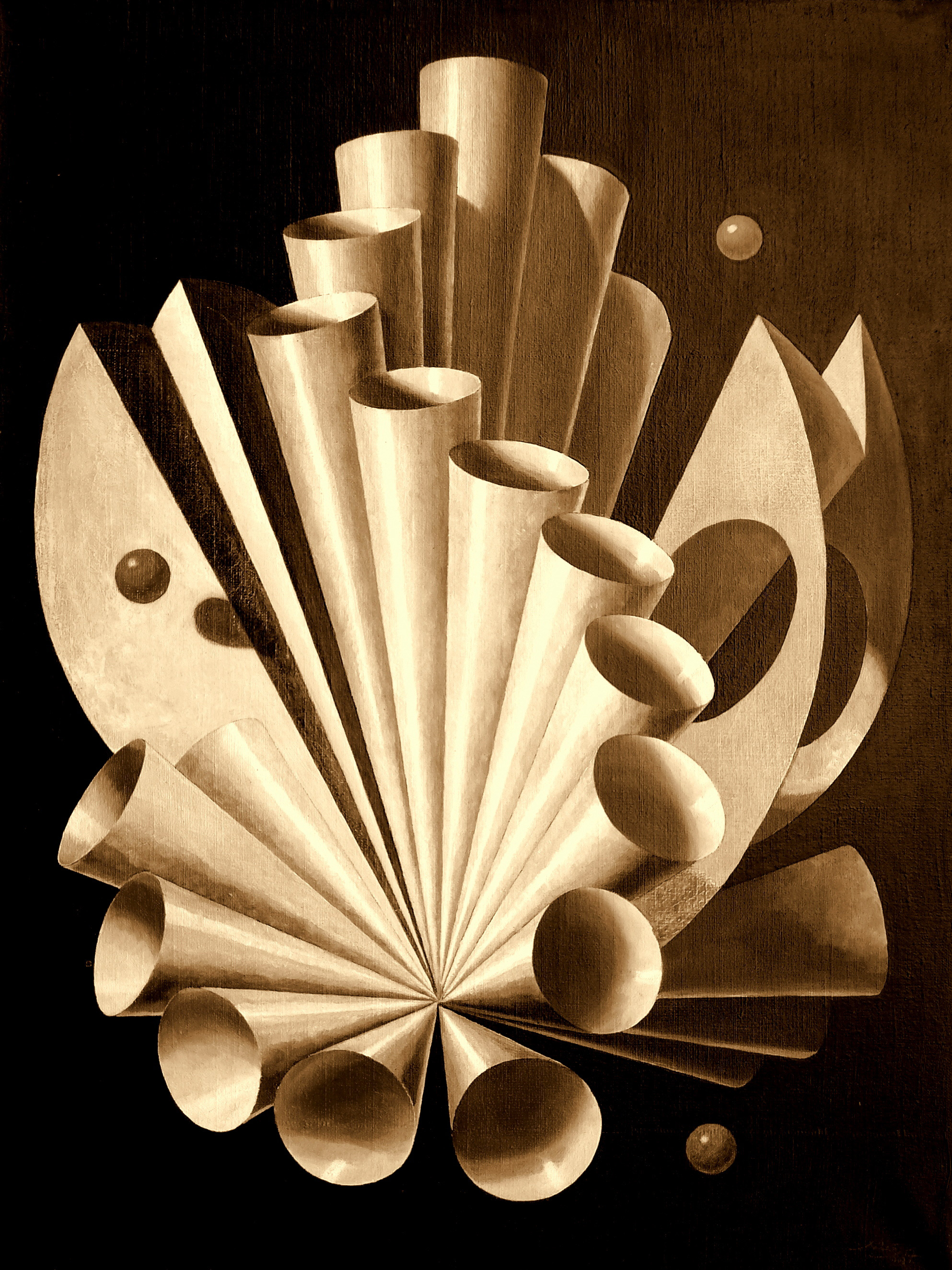 Malerei / Abstrackt & Geometrisch / Trompeten