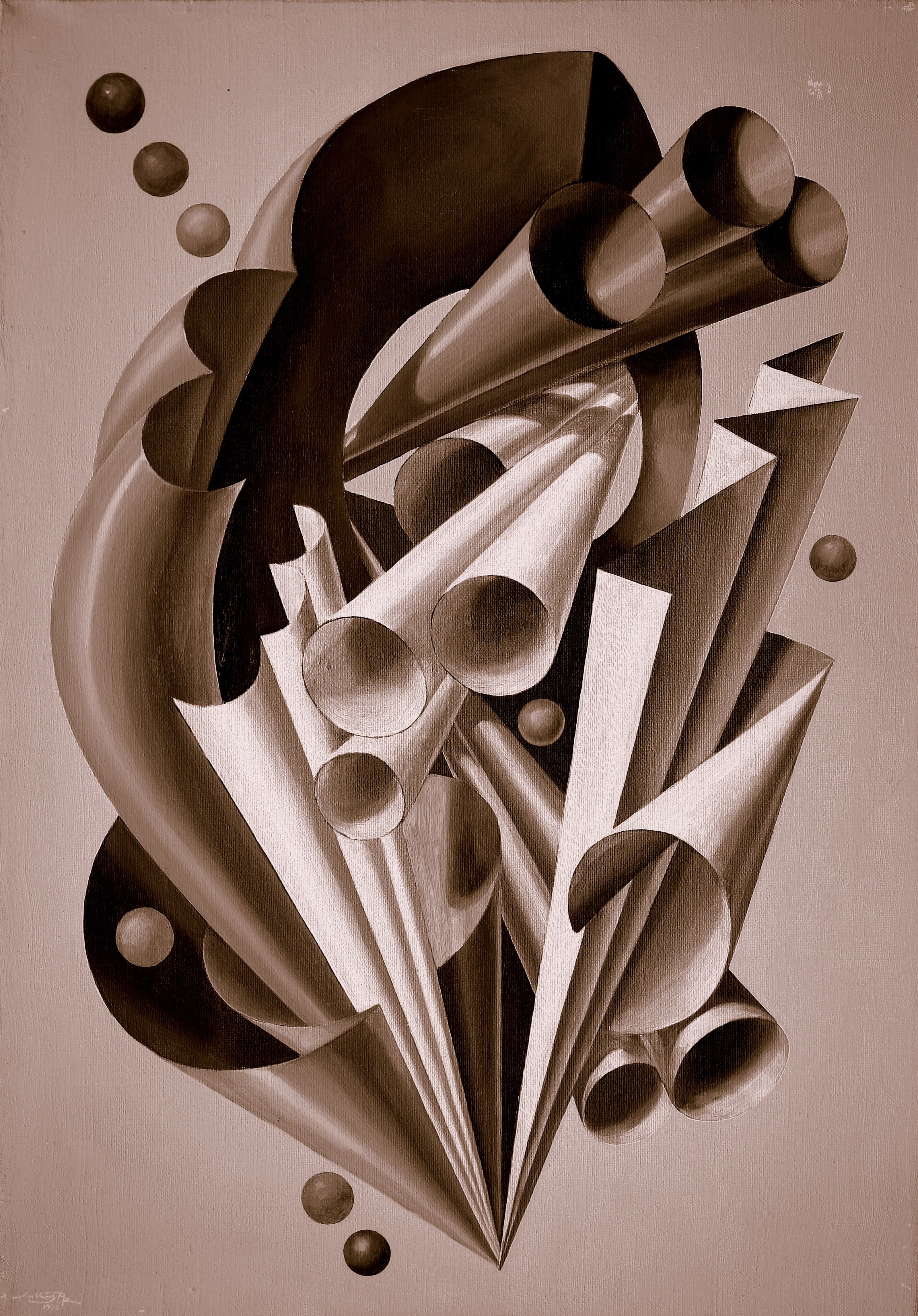 Malerei / Abstrackt & Geometrisch / Trompeten